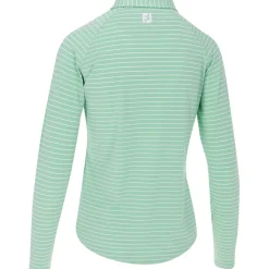 FootJoy Ladies Golf Apparel^/ Pin tripe un Protection Previou eaon Appare tye hirt Poo ong eeve Gof Appare
