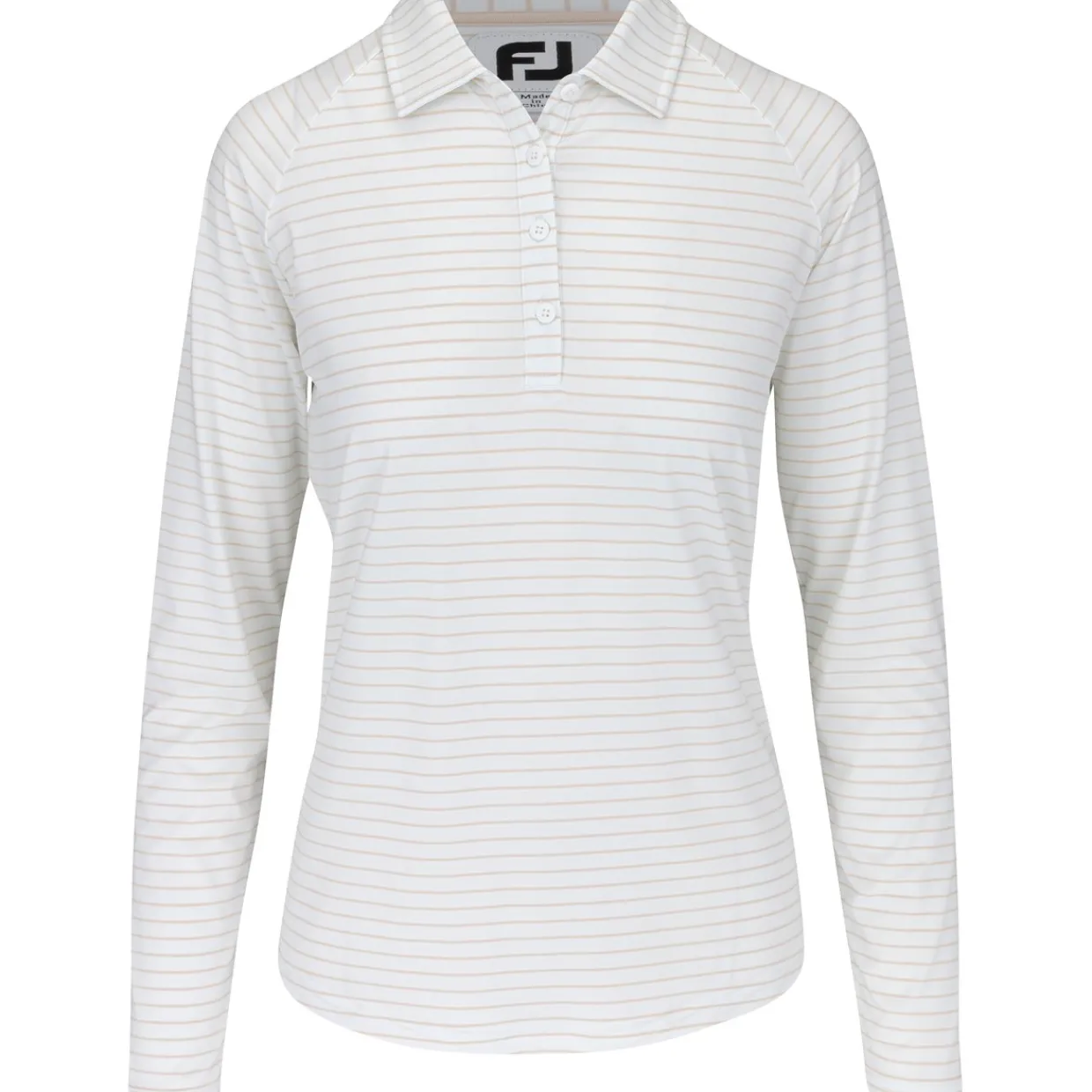FootJoy Ladies Golf Apparel^Pin tripe un Protection Previou eaon Appare tye hirt Poo ong eeve Gof Appare