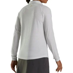 FootJoy Ladies Golf Apparel^Pin tripe un Protection Previou eaon Appare tye hirt Poo ong eeve Gof Appare