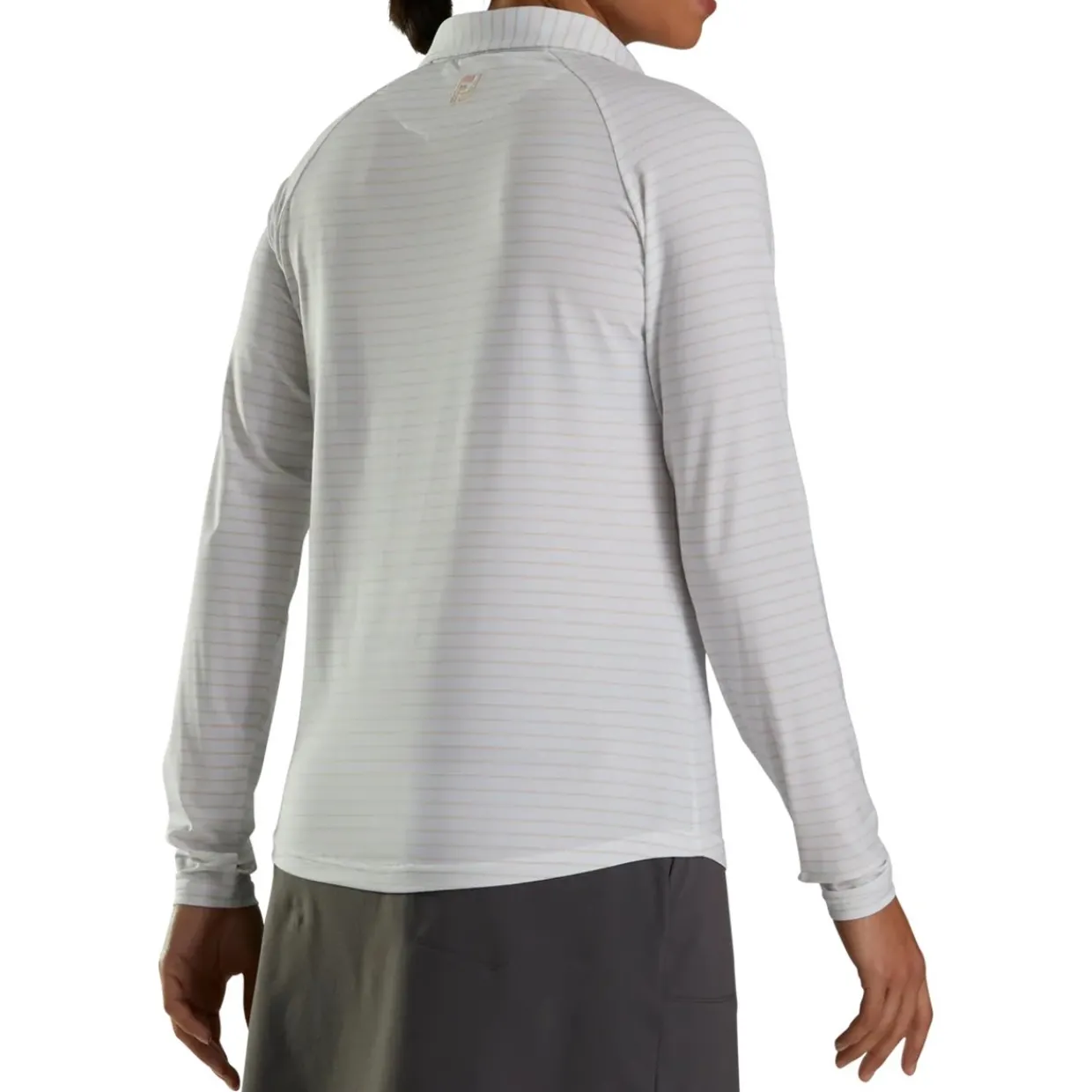 FootJoy Ladies Golf Apparel^Pin tripe un Protection Previou eaon Appare tye hirt Poo ong eeve Gof Appare