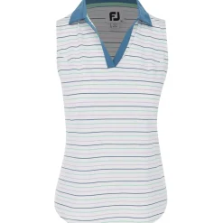 FootJoy Ladies Golf Apparel^eevee tripe Tank Previou eaon Appare tye hirt Poo hort eeve Gof Appare