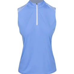 FootJoy Ladies Golf Apparel^eevee 1/4 Zip Houndtooth Tri Previou eaon Appare tye hirt Poo hort eeve Gof Appare