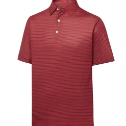 FootJoy Golf Shirts^tretch ie Pintripe Previou eaon Appare tye hirt Poo hort eeve Gof Appare