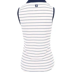 FootJoy Ladies Golf Apparel^tripe Coar eevee Previou eaon Appare tye hirt Poo hort eeve Gof Appare