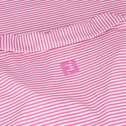 FootJoy Ladies Golf Apparel^tripe Open Packet eevee hirt Poo hort eeve Gof Appare