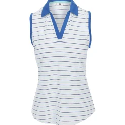 FootJoy Ladies Golf Apparel^tripe Open Packet eevee Previou eaon Appare tye hirt Poo hort eeve Gof Appare