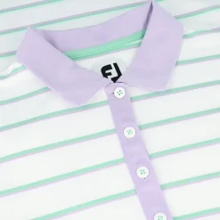 FootJoy Ladies Golf Apparel^tripe Previou eaon Appare tye hirt Poo hort eeve Gof Appare