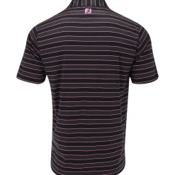 FootJoy Golf Shirts^Tona tripe ef Coar Previou eaon Appare tye hirt Poo hort eeve Gof Appare