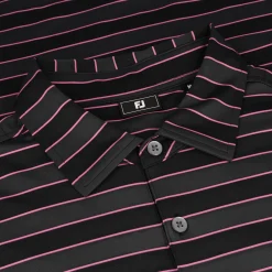 FootJoy Golf Shirts^Tona tripe ef Coar Previou eaon Appare tye hirt Poo hort eeve Gof Appare