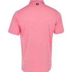 FootJoy Golf Shirts^TOUR OGO Heather ie attice Print hirt Poo hort eeve Gof Appare
