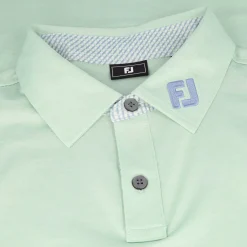 FootJoy Golf Shirts^TOUR OGO Heather ie attice Print hirt Poo hort eeve Gof Appare