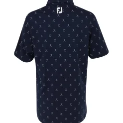 Kids FootJoy Kids Golf Apparel^Youth Gof Print Previou eaon Appare tye hirt Poo hort eeve Gof Appare