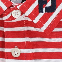 Kids FootJoy Kids Golf Apparel^Youth Tour ogo triped Pique hirt Poo hort eeve Gof Appare