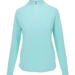 FootJoy Ladies Golf Apparel^1/4 Zip Dot Jacquard idayer Previou eaon Appare tye Outerwear Puover Gof Appare