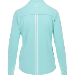 FootJoy Ladies Golf Apparel^1/4 Zip Dot Jacquard idayer Previou eaon Appare tye Outerwear Puover Gof Appare
