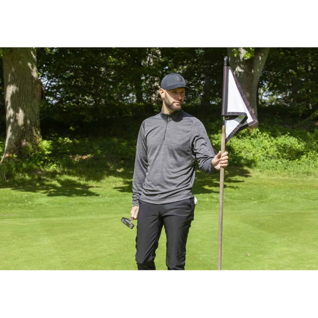 Galvin Green Outerwear^Dixon Inua ite Haf Zip Outerwear Puover Gof Appare