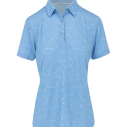 Galvin Green Ladies Golf Apparel^andy Venti8-PU hirt Poo hort eeve Gof Appare