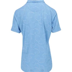 Galvin Green Ladies Golf Apparel^andy Venti8-PU hirt Poo hort eeve Gof Appare