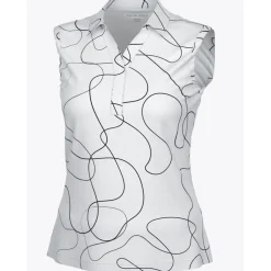 Galvin Green Ladies Golf Apparel^argie eevee Venti-8 PU hirt Poo hort eeve Gof Appare
