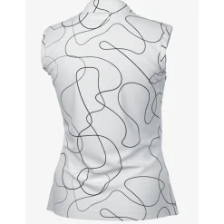 Galvin Green Ladies Golf Apparel^argie eevee Venti-8 PU hirt Poo hort eeve Gof Appare