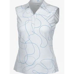 Galvin Green Ladies Golf Apparel^argie eevee Venti-8 PU hirt Poo hort eeve Gof Appare