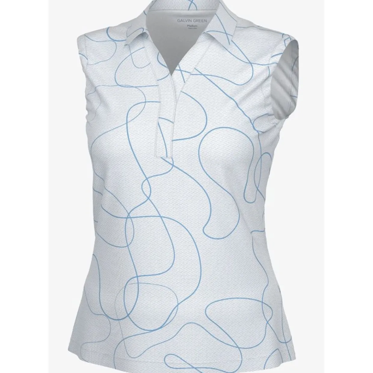 Galvin Green Ladies Golf Apparel^argie eevee Venti-8 PU hirt Poo hort eeve Gof Appare