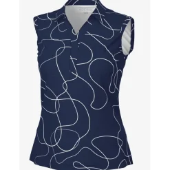 Galvin Green Ladies Golf Apparel^argie eevee Venti-8 PU hirt Poo hort eeve Gof Appare