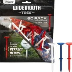 Go Sports Tees^3 1/4" Widemouth Stepped 60 Pack Golf Tees