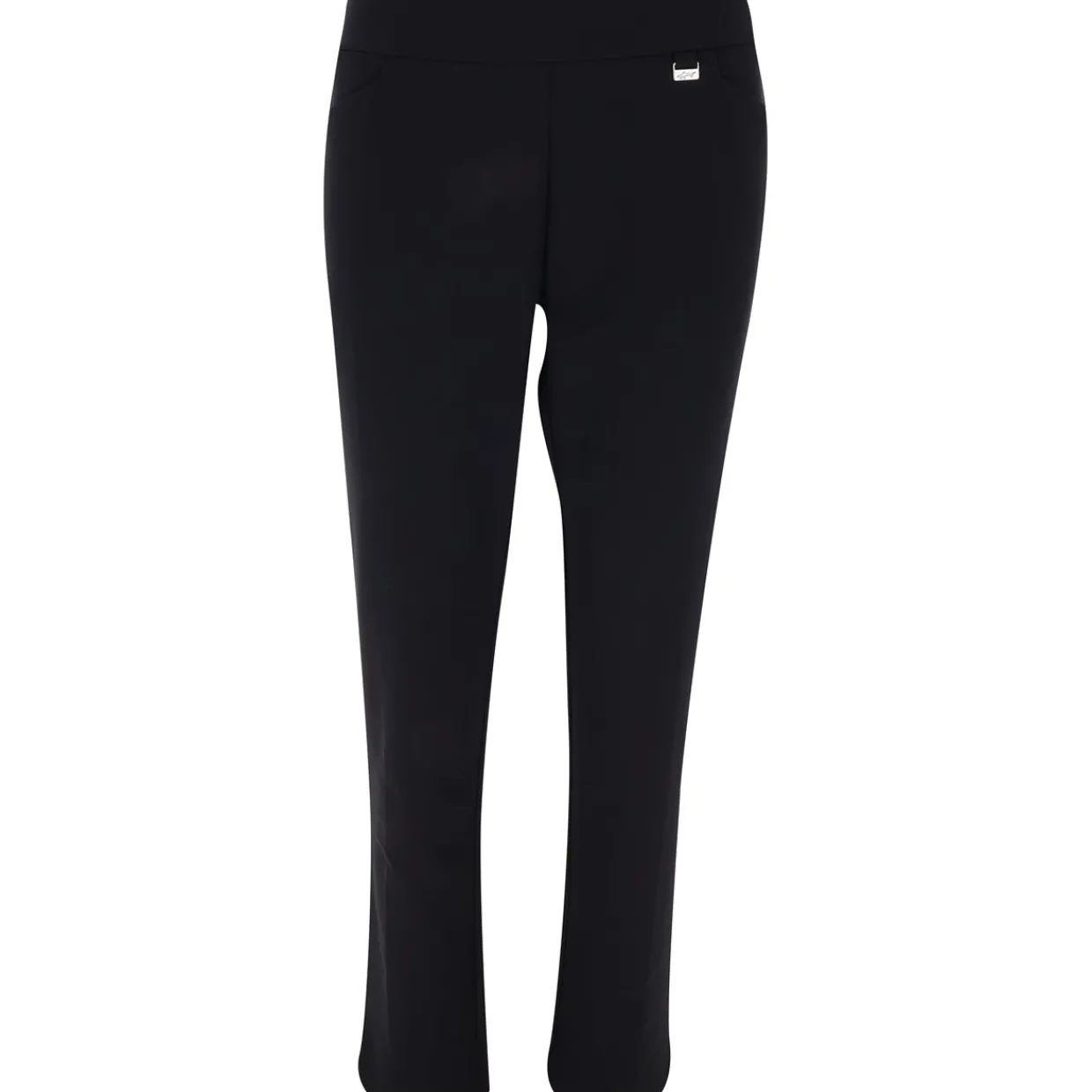Greg Norman Ladies Golf Apparel^Eentia Pu-On tretch Pant Fat Front Gof Appare