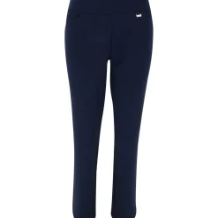 Greg Norman Ladies Golf Apparel^Eentia Pu-On tretch Pant Fat Front Gof Appare