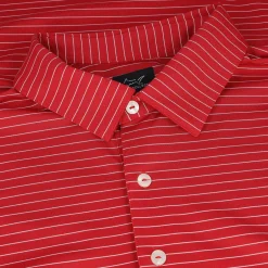 Greg Norman Mens Golf Apparel|Golf Shirts^Freedo icro Pique Feeder tripe hirt Poo hort eeve Gof Appare