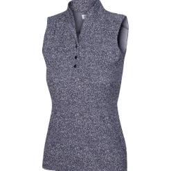 Greg Norman Ladies Golf Apparel^Heathered Dot hirt Poo hort eeve Gof Appare