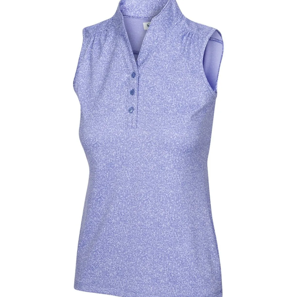 Greg Norman Ladies Golf Apparel^Heathered Dot hirt Poo hort eeve Gof Appare