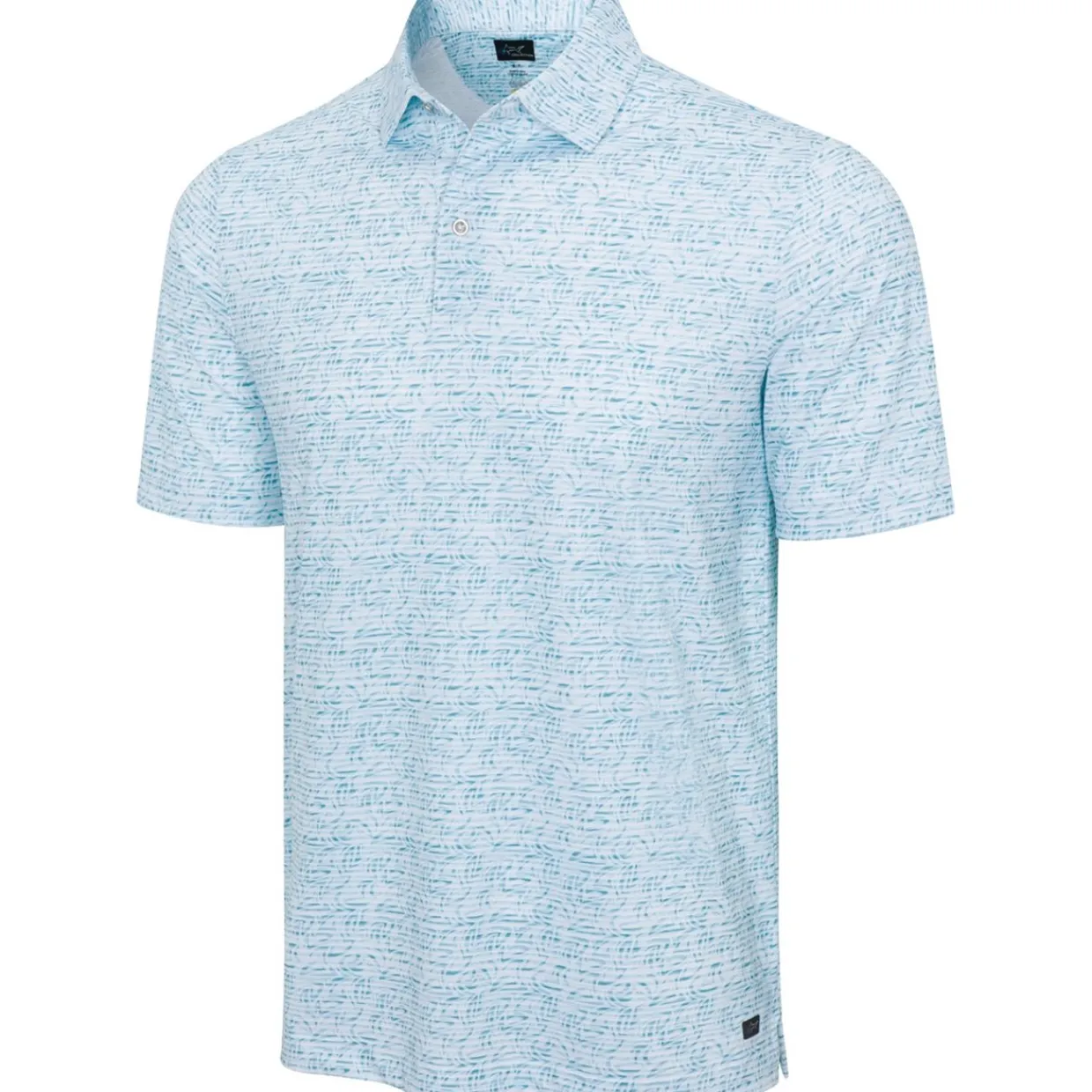 Greg Norman Mens Golf Apparel|Golf Shirts^75 Graffiti Fin tripe eh hirt Poo hort eeve Gof Appare
