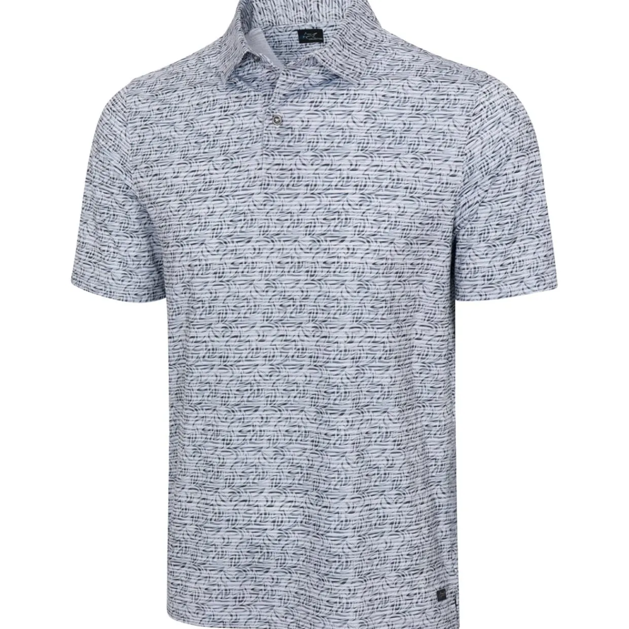 Greg Norman Mens Golf Apparel|Golf Shirts^75 Graffiti Fin tripe eh hirt Poo hort eeve Gof Appare