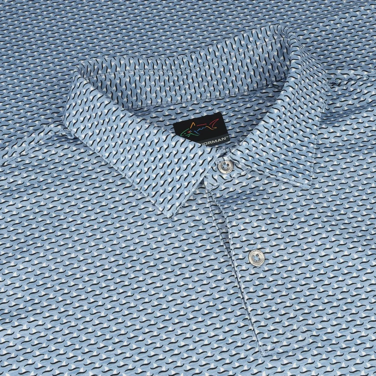 Greg Norman Mens Golf Apparel|Golf Shirts^75 icro hark Fin hirt Poo hort eeve Gof Appare