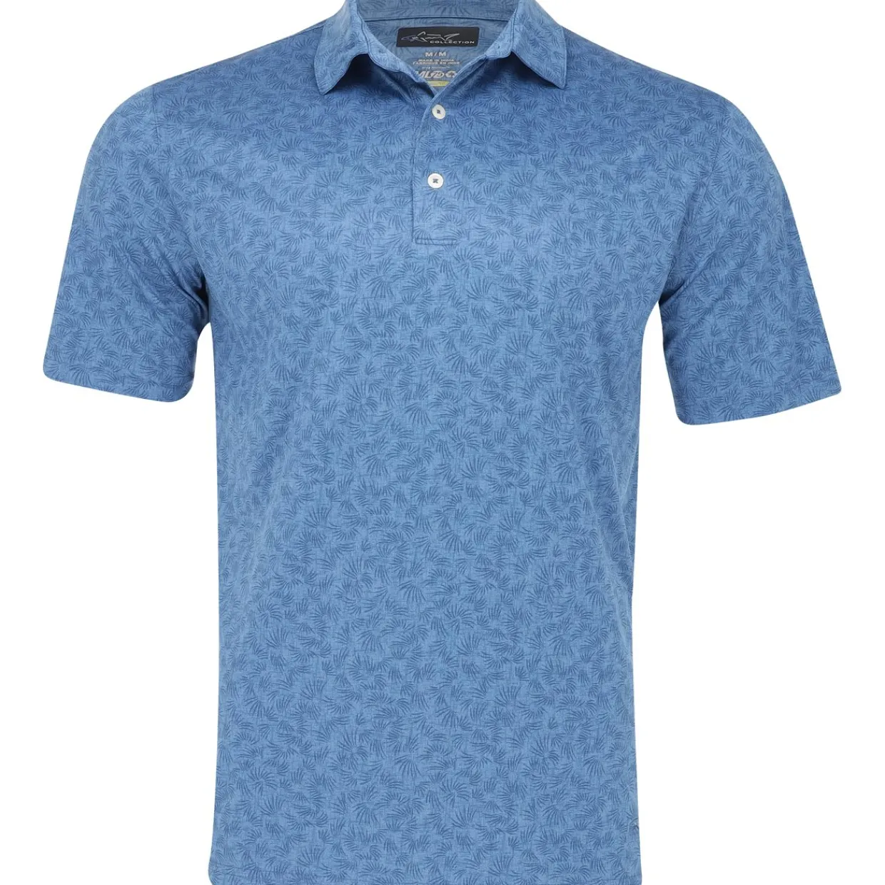 Greg Norman Mens Golf Apparel|Golf Shirts^75 Recyced icroux Rye Gra hirt Poo hort eeve Gof Appare