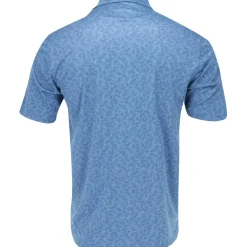 Greg Norman Mens Golf Apparel|Golf Shirts^75 Recyced icroux Rye Gra hirt Poo hort eeve Gof Appare