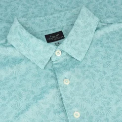 Greg Norman Mens Golf Apparel|Golf Shirts^75 Recyced icroux Rye Gra hirt Poo hort eeve Gof Appare