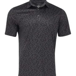 Greg Norman Mens Golf Apparel|Golf Shirts^75 Recyced icroux Rye Gra hirt Poo hort eeve Gof Appare