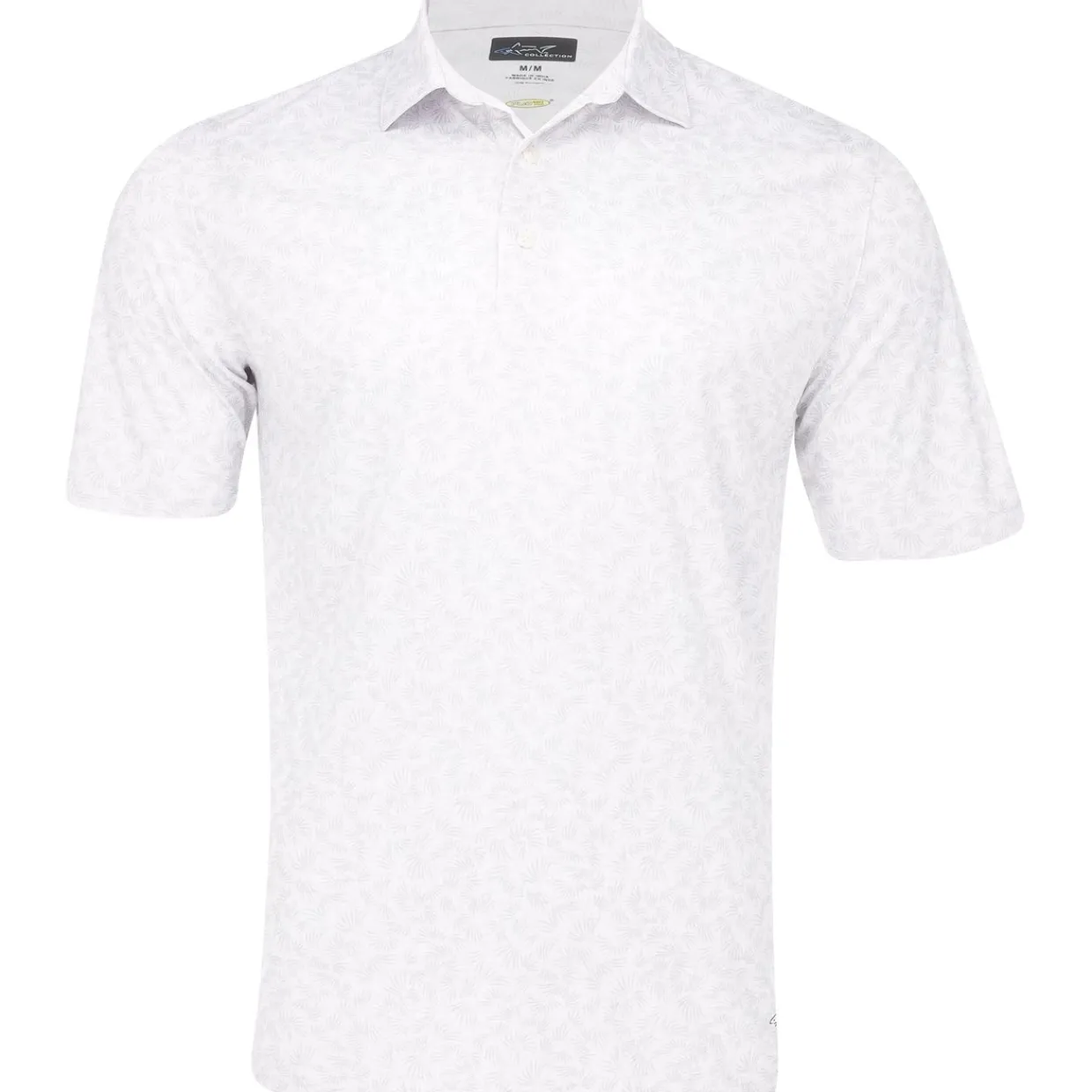 Greg Norman Mens Golf Apparel|Golf Shirts^75 Recyced icroux Rye Gra hirt Poo hort eeve Gof Appare