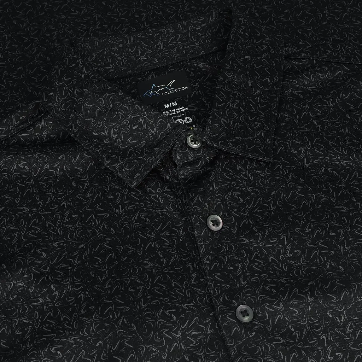 Greg Norman Mens Golf Apparel|Golf Shirts^75 Recyced icroux Booerang Poo hirt Poo hort eeve Gof Appare