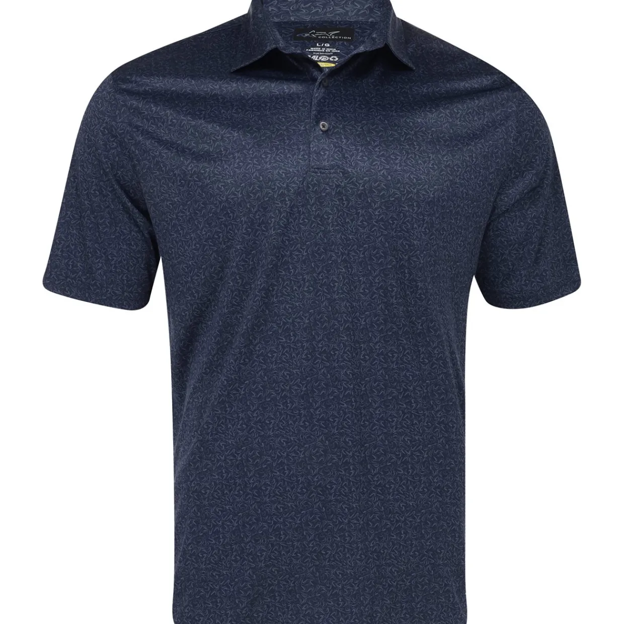 Greg Norman Mens Golf Apparel|Golf Shirts^75 Recyced icroux Booerang Poo hirt Poo hort eeve Gof Appare