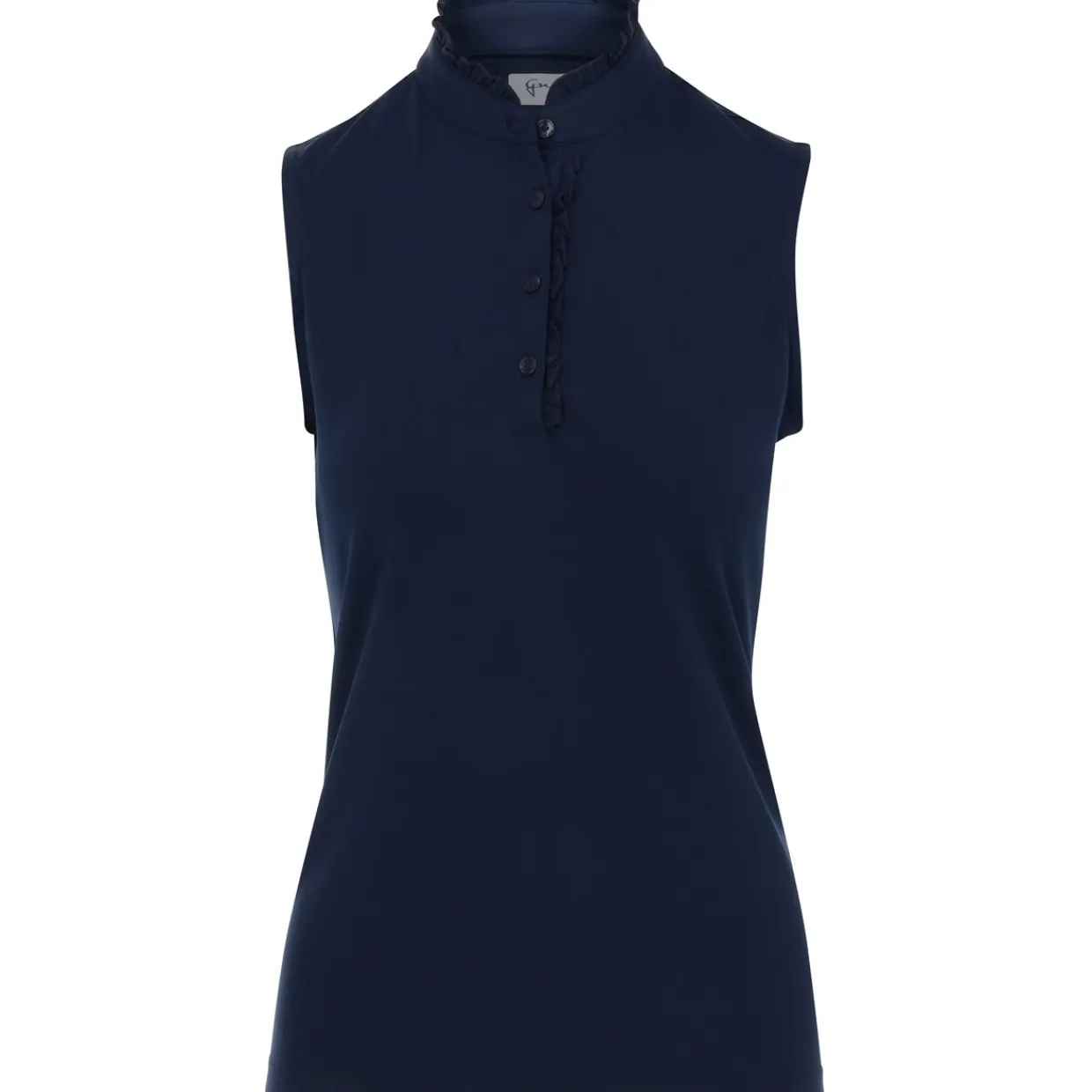 Greg Norman Ladies Golf Apparel^75 Ruffe Coar eevee hirt Poo hort eeve Gof Appare