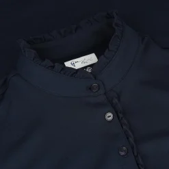 Greg Norman Ladies Golf Apparel^75 Ruffe Coar eevee hirt Poo hort eeve Gof Appare