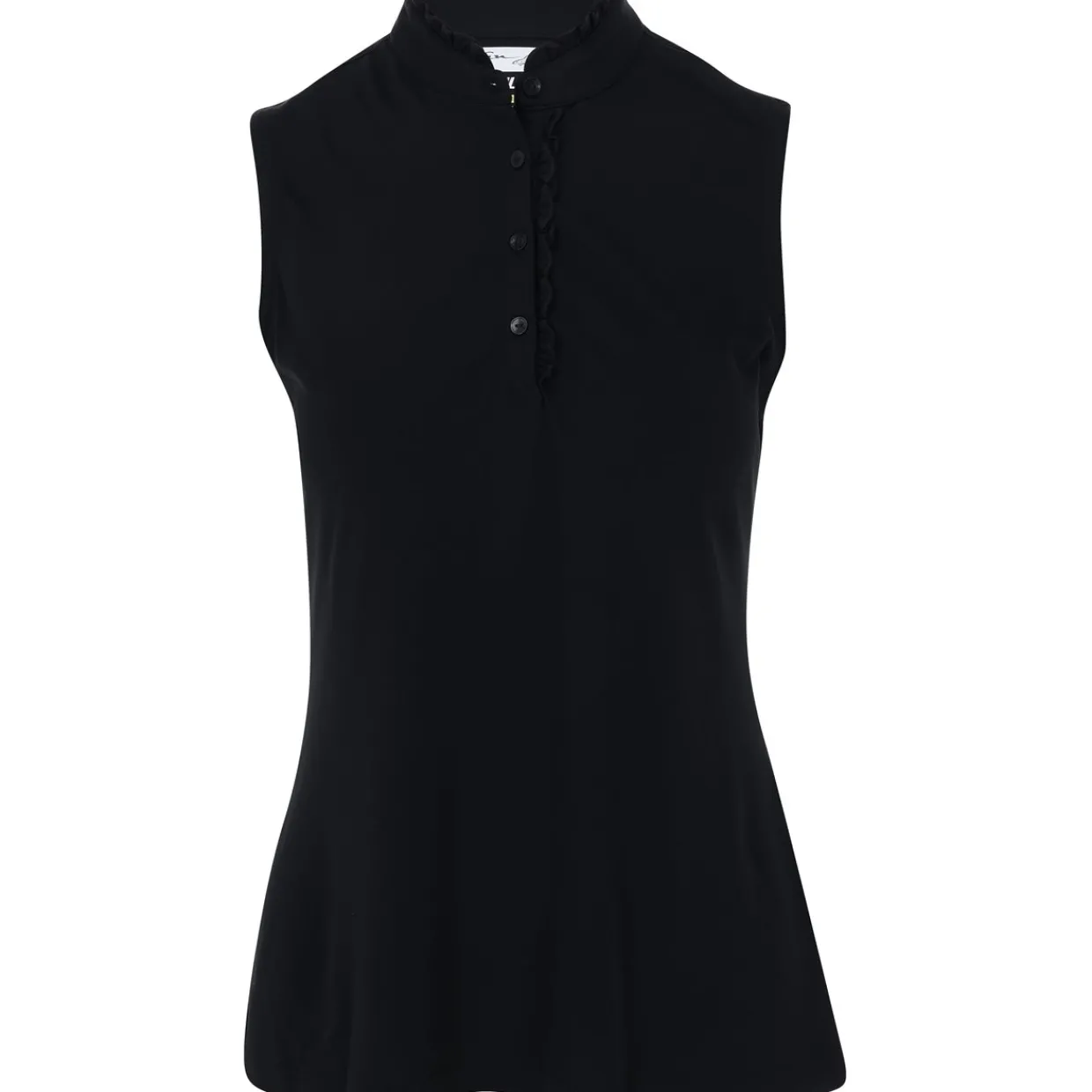 Greg Norman Ladies Golf Apparel^75 Ruffe Coar eevee hirt Poo hort eeve Gof Appare