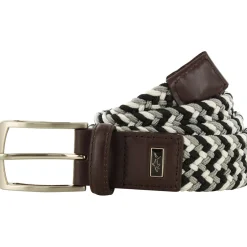 Greg Norman Belts^Multi-Color Braided Stretch Accessories Belts Golf Apparel