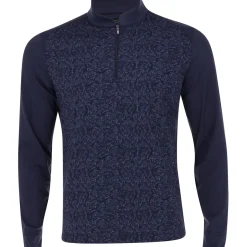 Greg Norman Outerwear^hiver hark Print Warp-Knit 1/4 Zip Outerwear Puover Gof Appare