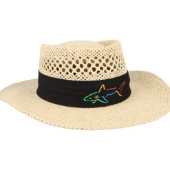 Greg Norman Mens Golf Apparel|Golf Hats^Signature Straw Headwear Cap Golf Apparel