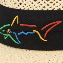 Greg Norman Mens Golf Apparel|Golf Hats^Signature Straw Headwear Cap Golf Apparel